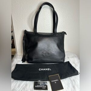 Chanel Vintage Black Tote